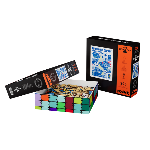 Official FIFA Licensed Wooden Puzzle Game Host Cities Collection - Poster Series2 High Quality Educational Cartoon Toy
