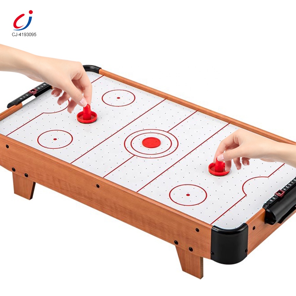 Chengji New Arrival Children Indoor Sports Tabletop Board Finger Game Wooden Mini air Ice Hockey Toys for Kids Toy